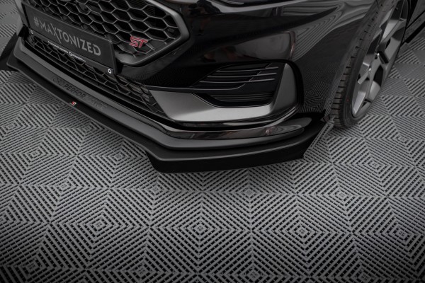 Front Flaps Ford Fiesta ST Mk8 Facelift schwarz Hochglanz