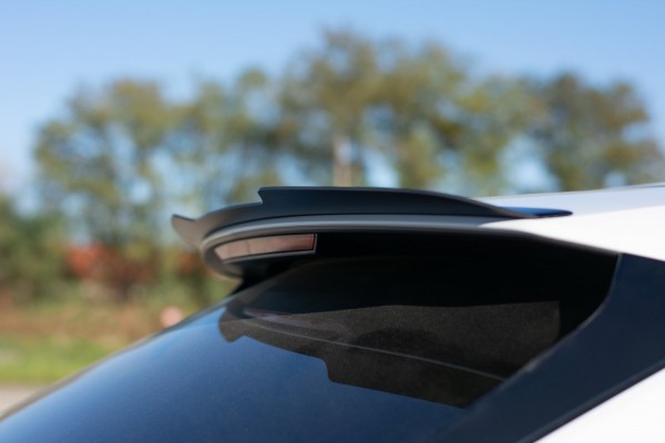 Höher Spoiler CAP für Audi Q8 S-line / SQ8 Mk1 schwarz Hochglanz