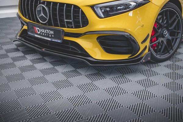 Front Ansatz V.3 +Flaps für Mercedes-AMG A 45 S Aero Pack W177