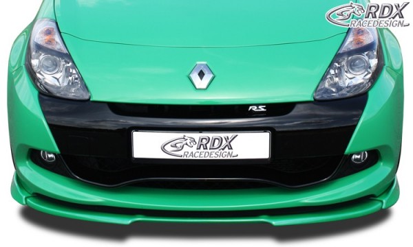 RDX Frontspoiler VARIO-X für RENAULT Clio 3 RS Phase 2 Frontlippe Front Ansatz Vorne Spoilerlippe