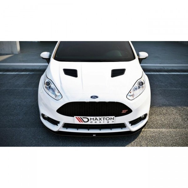 Front Ansatz V.2 für Ford Fiesta ST Mk7 FL schwarz Hochglanz