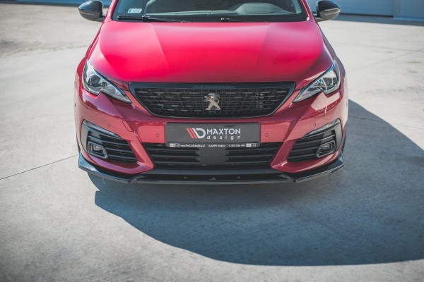 Front Ansatz V.1 für Peugeot 308 GT Mk2 Facelift Carbon Look