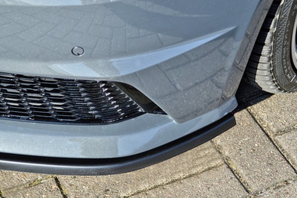 Cup Frontspoilerlippe aus ABS hochglanz schwarz Audi S1 (8X) + Sportback ab Bj.2014- 3 + 5 türer