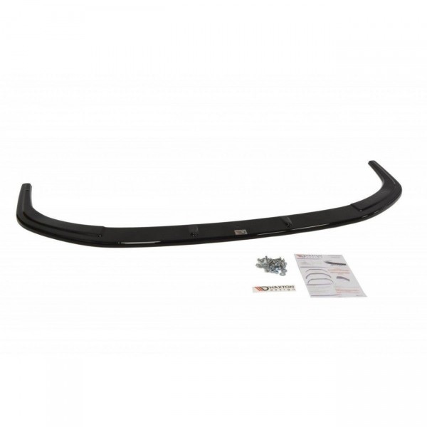 Front Ansatz V.2 für Mitsubishi Lancer Evo X schwarz Hochglanz