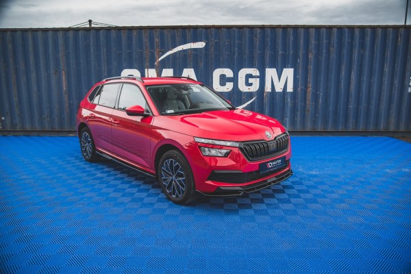 Front Ansatz V.1 für Skoda Kamiq Carbon Look