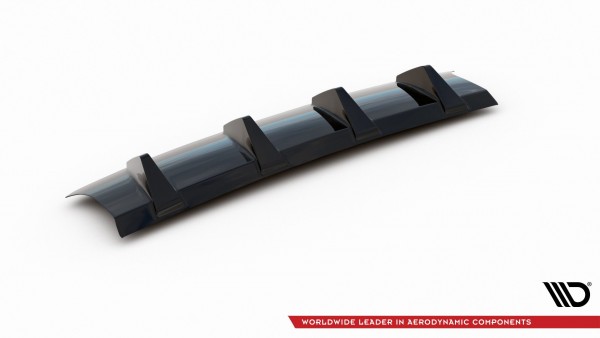 Diffusor Heck Ansatz für Audi S3 8V FL Hatchback Carbon Look