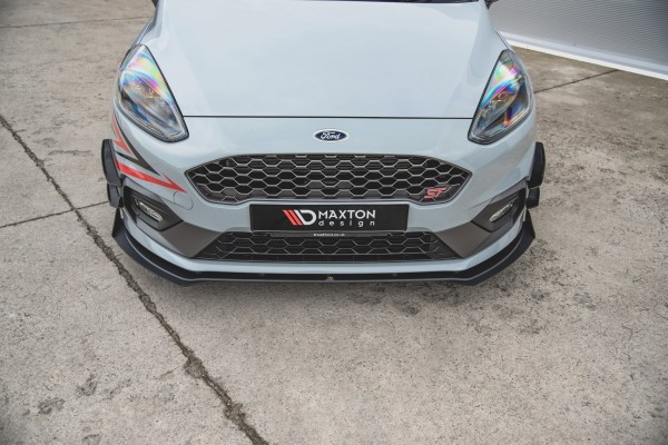 Robuste Racing Front Ansatz für passend für + Front Stoßstangen Racing Flaps passend für Ford Fiest