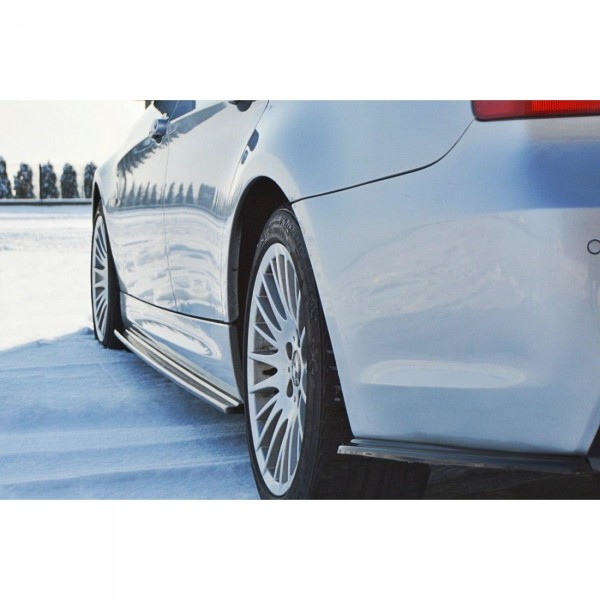 Seitenschweller Ansatz für BMW 3er E90/91 M Paket schwarz Hochglanz