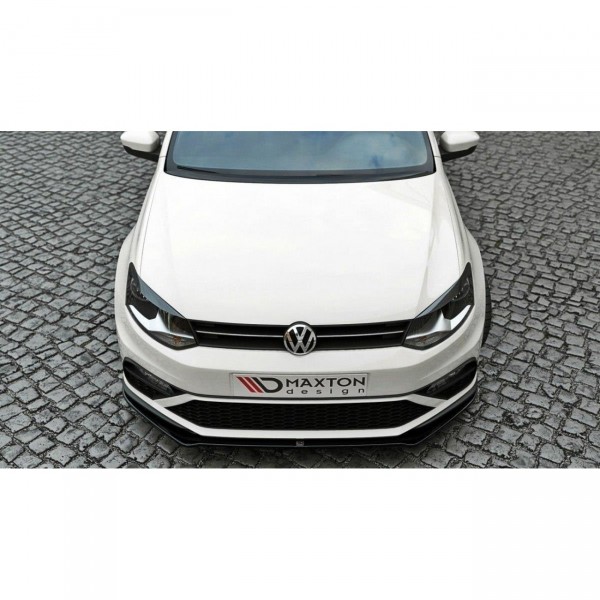 Front Ansatz für v.2 VW POLO MK5 GTI Facelift schwarz Hochglanz