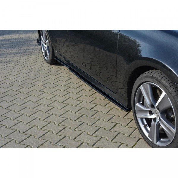 Seitenschweller Ansatz passend für Lexus GS Mk4 Facelift schwarz Hochglanz