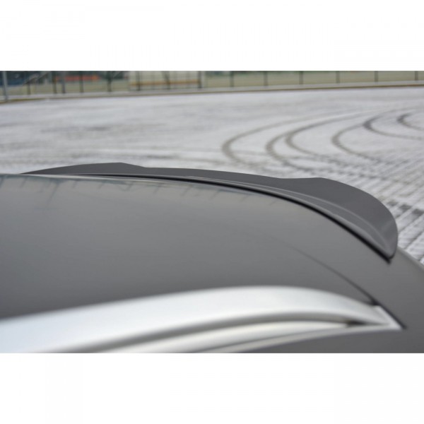 Spoiler CAP für JAGUAR XF X250 SPORTBRAKE schwarz Hochglanz