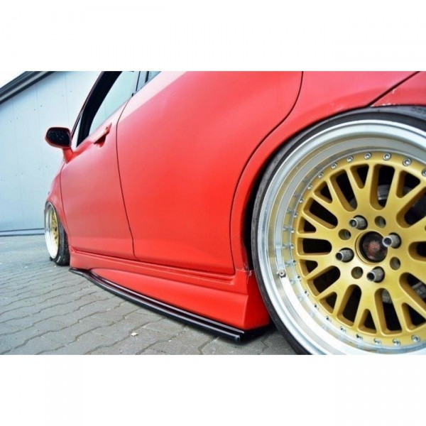 Seitenschweller Ansatz für HONDA JAZZ MK1 schwarz Hochglanz