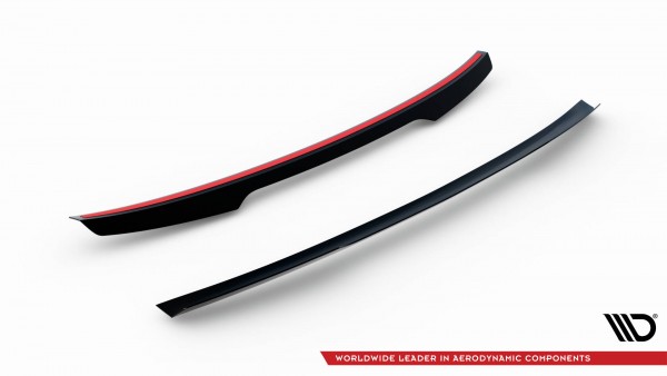 Spoiler CAP für Volkswagen Passat Limousine R-Line Mk8 schwarz Hochglanz