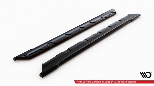 Seitenschweller Ansatz für Hyundai Veloster N Mk2 schwarz Hochglanz
