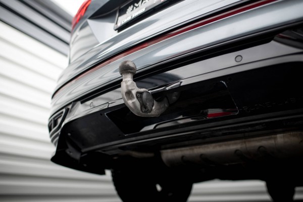 Hinten Splitter (mit einem vertikalem balken) für Volkswagen Tiguan Allspace R-Line Mk2 Facelift sch
