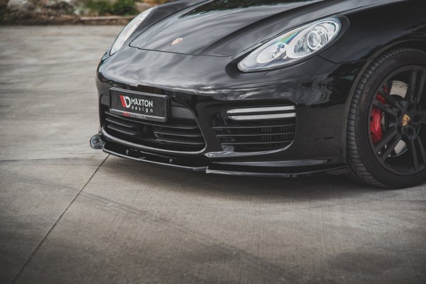 Front Ansatz V.1 für Porsche Panamera Turbo 970 Facelift schwarz matt