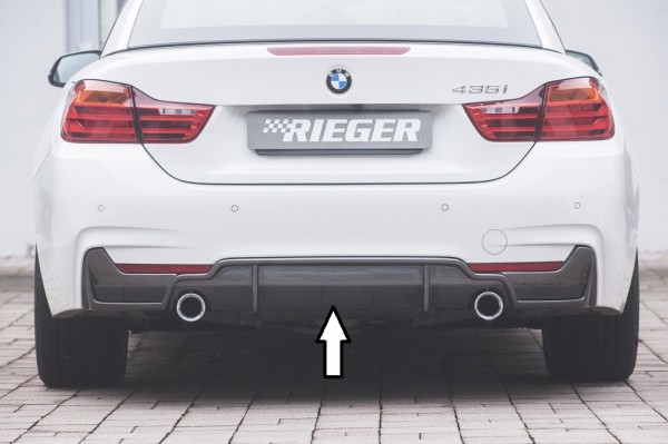 Rieger Heckeinsatz (nur 435i) BMW 4er F36 (3C) Gran Coupé (5-tür.)