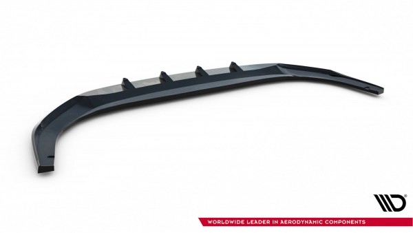 Front Ansatz V.5 für Volkswagen Golf GTI / GTE / R-Line Mk8 Facelift schwarz Hochglanz