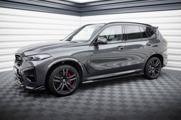 Seitenschweller Ansatz für BMW X5 M F95 Facelift schwarz Hochglanz
