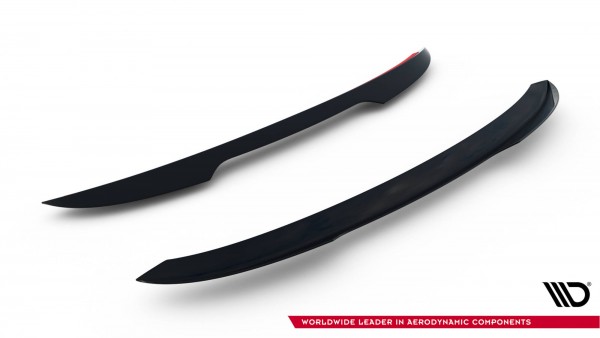 Spoiler CAP für Toyota IQ schwarz Hochglanz