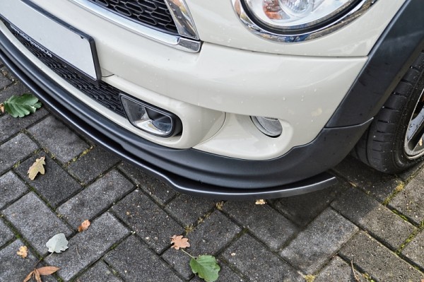 CUP Frontspoilerlippe aus ABS hochglanz schwarz Mini Cooper R58 / R59 Bj.: 2011-2015 Passend für: Mi