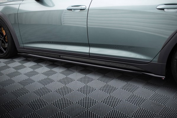 Seitenschweller Ansatz für Audi A6 Allroad C8 schwarz Hochglanz