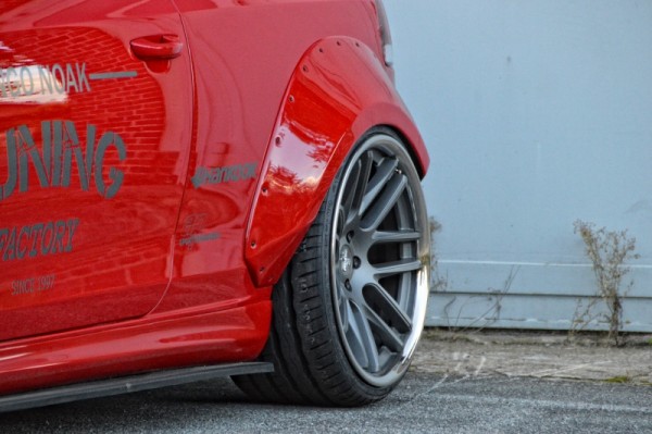 IN Liberty Style Radlaufverbreiterung 4 tlg. aus ABS Kunststoff gefertigt passend für Golf 6 GTI ( a