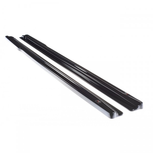 Seitenschweller Ansatz FIAT 500 ABARTH MK1 schwarz Hochglanz