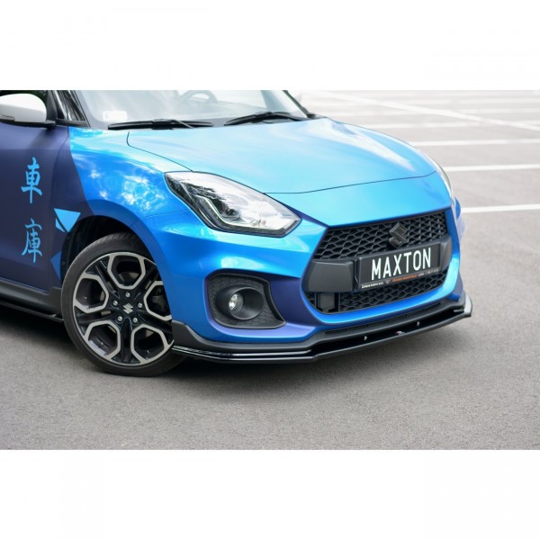 Front Ansatz V.1 für SUZUKI SWIFT 6 SPORT schwarz Hochglanz