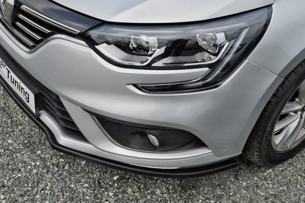 Cup Frontspoilerlippe aus ABS hochglanz schwarz Renault Megane 4 ab Bj.: 2016- passend für Facelift