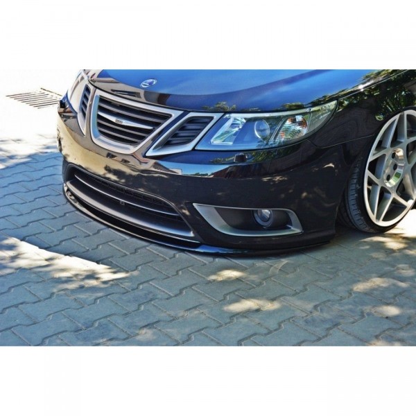 Front Ansatz für SAAB 9-3 TURBO X schwarz Hochglanz