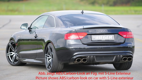 Rieger Heckeinsatz Audi A5 (B8/B81) Coupé