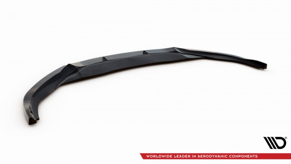 Front Ansatz V.4 für Audi RS7 C7 Facelift schwarz Hochglanz