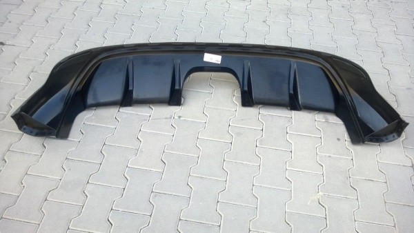 Diffusor Heck Ansatz für Ford Focus ST Mk3 (RS Look) schwarz Hochglanz