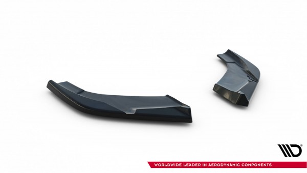 Heck Ansatz Flaps Diffusor V.5 für Hyundai I30 N Hatchback Mk3 Facelift schwarz Hochglanz