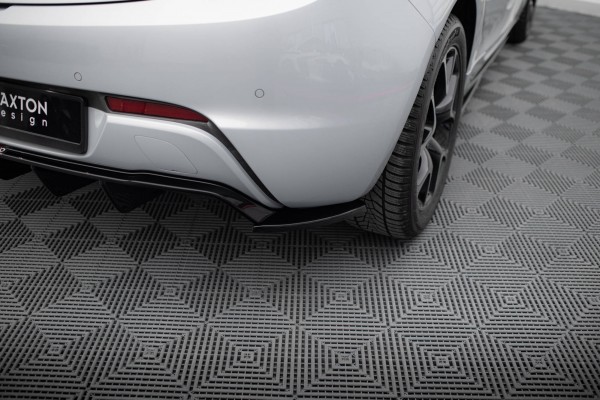 Heck Ansatz Flaps Diffusor V.2 für Opel Astra GTC OPC-Line J schwarz Hochglanz