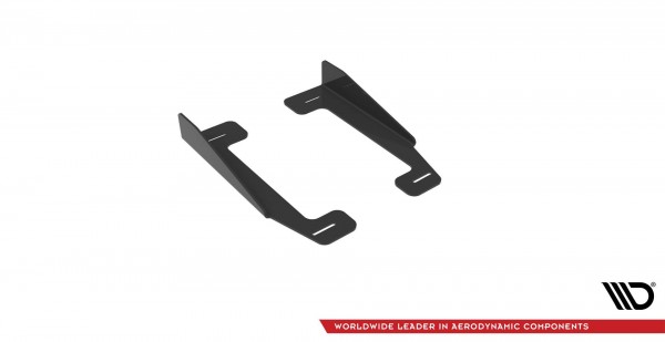 Side Flaps Volkswagen Golf 7 R / R-Line Facelift schwarz Hochglanz