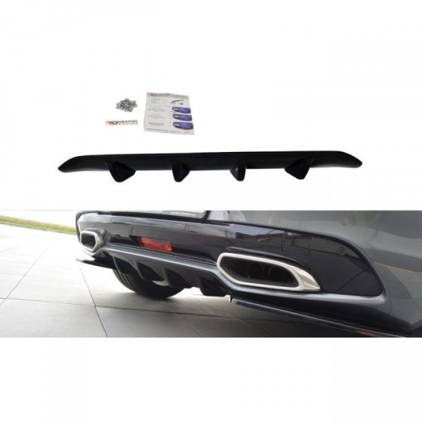 Diffusor Heck Ansatz für CITROEN DS5 schwarz Hochglanz