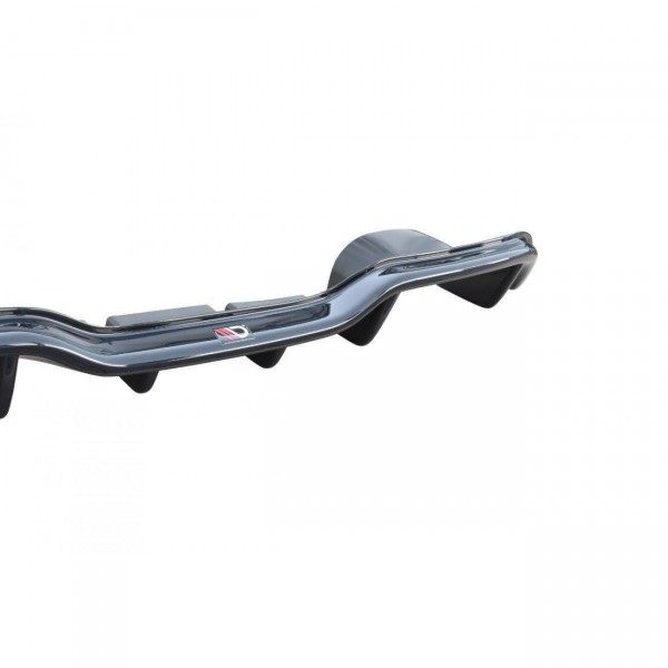 Diffusor Heck Ansatz für Ford Fiesta ST Mk7 FL schwarz Hochglanz