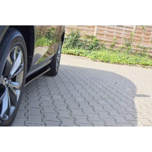 Seitenschweller Ansatz für Lexus NX Preface/Facelift schwarz Hochglanz