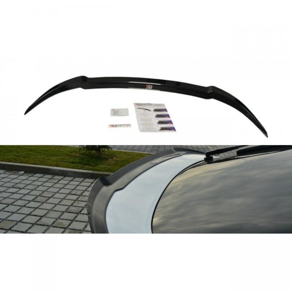 Spoiler CAP für Honda Civic Mk9 Facelift schwarz Hochglanz