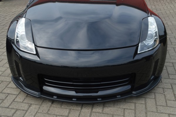 CUP Frontspoilerlippe aus ABS hochglanz schwarz Nissan 350Z Ab Bj.:2006- Coupe + Roadster