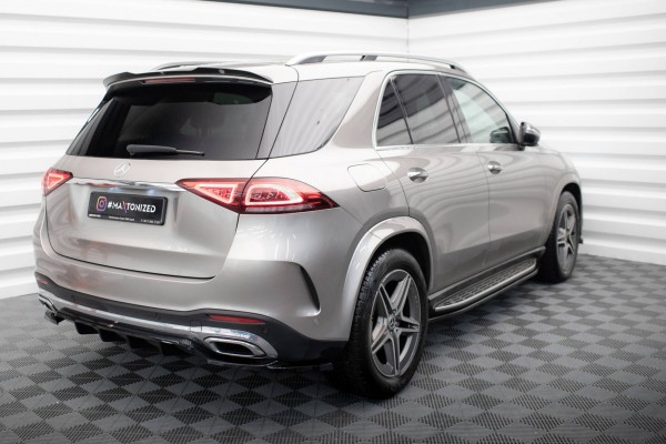 Seitenschweller Ansatz für Mercedes-AMG / AMG-Line GLE SUV W167 / W167 Facelift schwarz Hochglanz