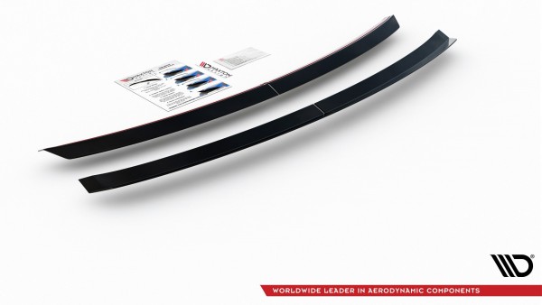 Spoiler CAP für Porsche Panamera Turbo / GTS 971 schwarz Hochglanz