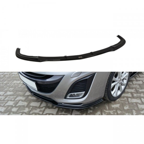 Front Ansatz für MAZDA 3 MK2 SPORT (vor Facelift) schwarz Hochglanz