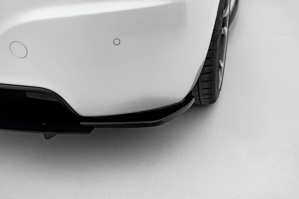 Heck Ansatz Flaps Diffusor für Peugeot RCZ Mk1 / Mk1 Facelift schwarz Hochglanz