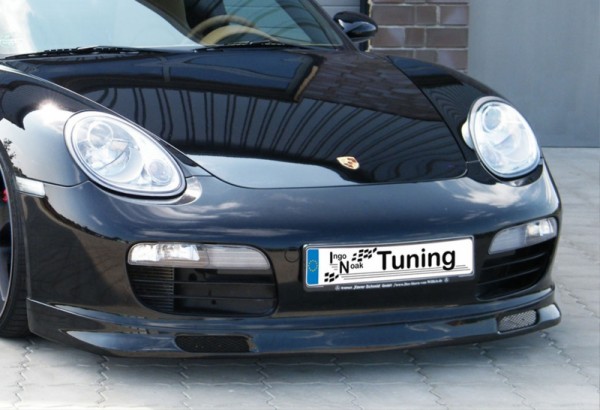 Frontspoiler in GT3 Optik aus ABS hochglanz schwarz Porsche Boxster 987 Bj.: 2004-2009 Für alle Ausf