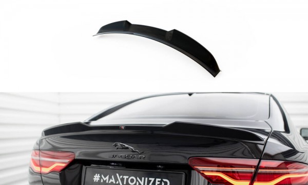 Spoiler CAP für 3D Jaguar XE X760 Facelift schwarz Hochglanz