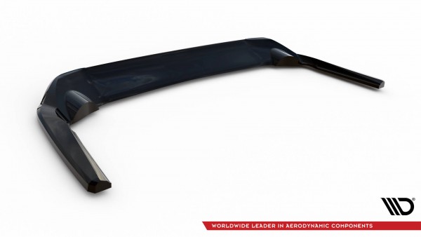 Hinten Splitter (mit einem vertikalem balken) für Toyota RAV4 GR Sport Mk5 schwarz Hochglanz