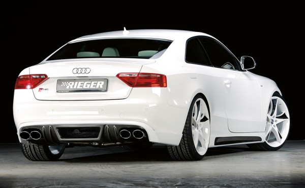 Rieger Heckschürzenansatz Audi A5 S5 (B8/B81) Sportback